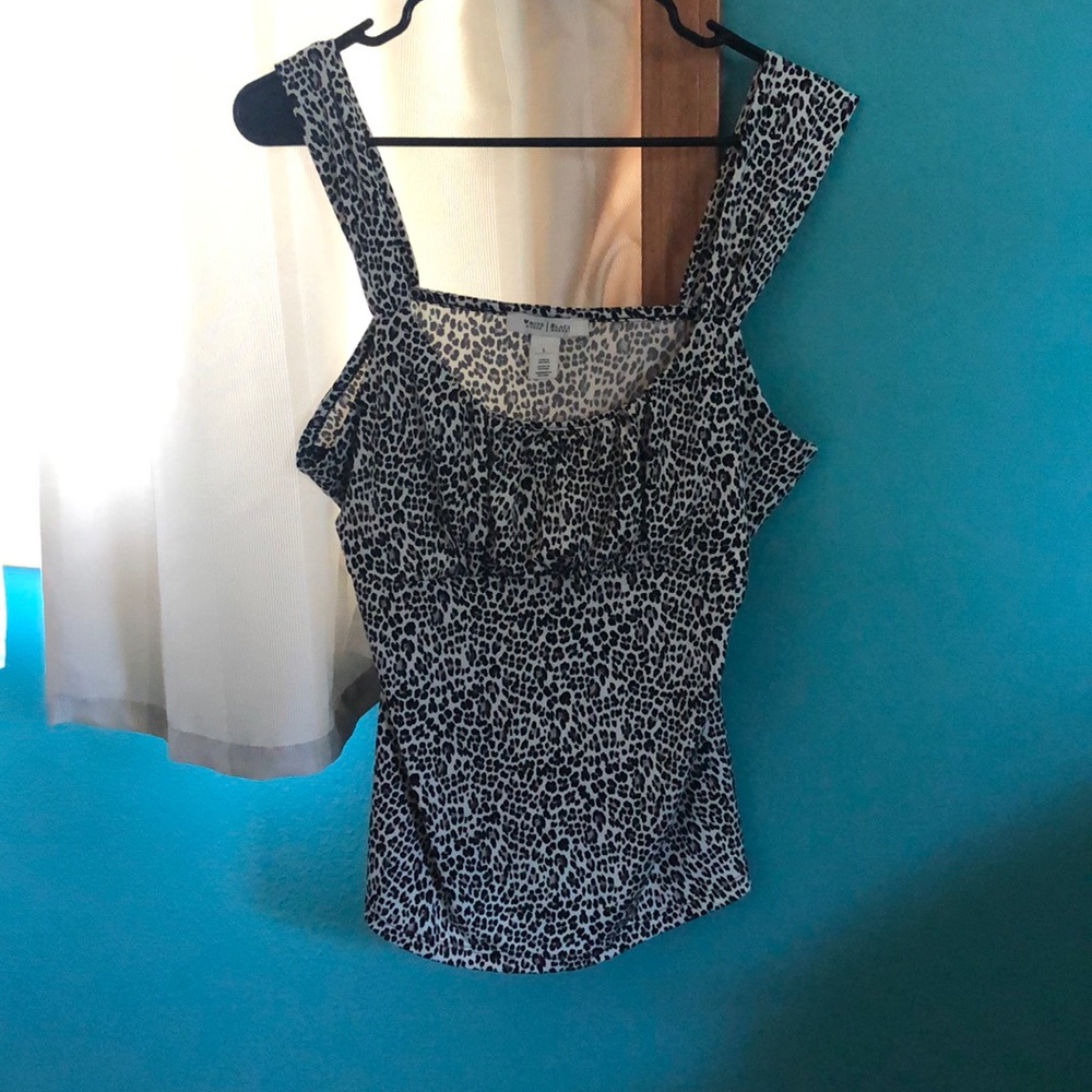 White House Black Market Cheetah Tank